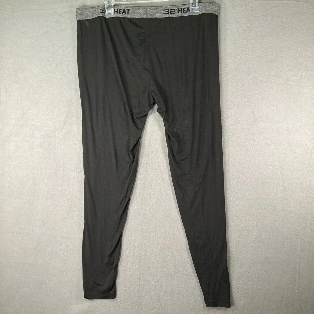 32 Degrees Heat Base Layer Pants Mens XL Black Thermal‎ Underwear NWT